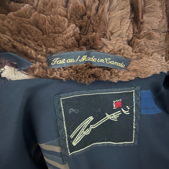 Zuki fringed sheared beaver coat - Picture 6 of 6